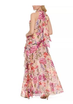 Eliza J Nude Size 14 Floor Length A-line Dress on Queenly