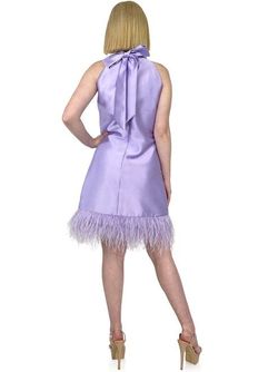 Style 8193 Marc Defang Purple Size 00 Fun Fashion Lavender Cocktail Dress on Queenly