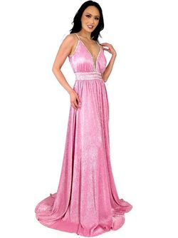 Style 8289 Marc Defang Pink Size 10 Black Tie Prom Floor Length Straight Dress on Queenly