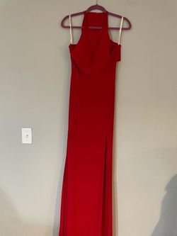 Sherri Hill Red Size 8 Tall Height Straight Dress on Queenly