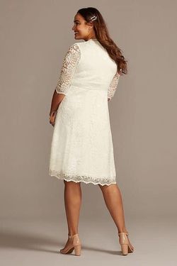 White Size 32 A-line Dress on Queenly