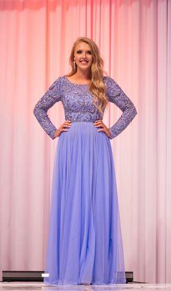 Sherri Hill Blue Size 6 Pageant Sorority Formal Beaded Top Prom 50 Off A-line Dress on Queenly