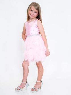 Style 5072 Marc Defang Pink Size 00 Tall Height Cocktail Dress on Queenly