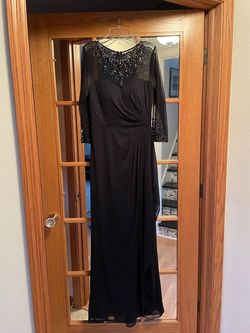 Patra Blue Size 6 Military 50 Off Sheer Straight Dress on Queenly