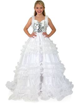 Style 5109 Marc Defang White Size 00 Tall Height Cotillion Ball gown on Queenly
