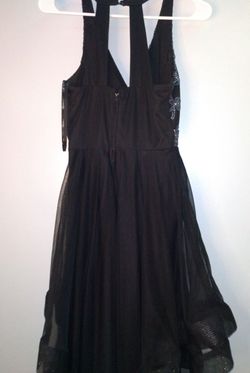 Speechless Black Size 0 Halter A-line Dress on Queenly