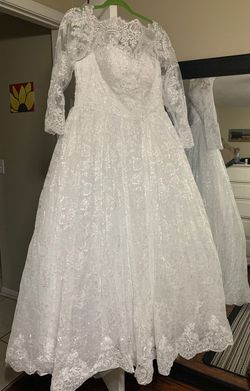 Cache White Size 10 Cotillion Ball gown on Queenly