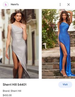 Style 54401 Sherri Hill White Size 0 Engagement Short Height Side slit Dress on Queenly