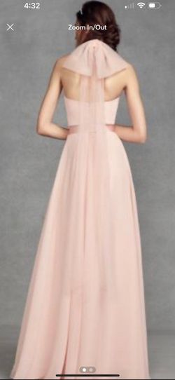 Vera Wang Nude Size 8 50 Off 70 Off Floor Length A-line Dress on Queenly