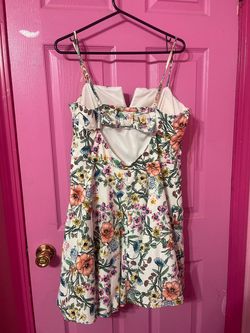 Macy's Multicolor Size 16 Wedding Guest Cocktail Dress on Queenly