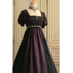 Wonderland By Lilian Purple Size 0 Sleeves Embroidery Polyester A-line Dress on Queenly