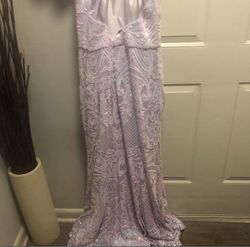 Morgan and Co Purple Size 12 Short Height Prom Ball gown on Queenly