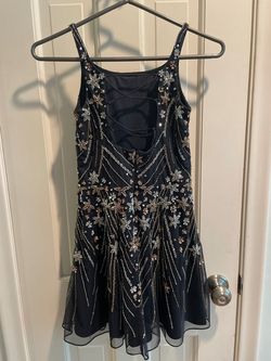 Ashley Lauren Blue Size 12 Floor Length Pageant A-line Dress on Queenly