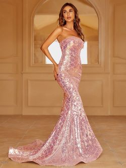 Style LAWD8037 Faeriesty Gold Size 0 Polyester Floor Length Mermaid Dress on Queenly