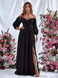 Style FSWD0851 Faeriesty Black Size 8 Polyester A-line Dress on Queenly