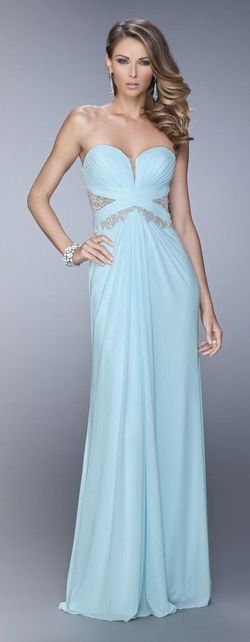 La Femme Green Size 8 Bridesmaid Prom Jewelled Straight Dress on Queenly
