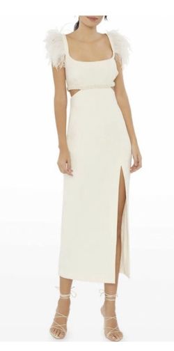 Likely White Size 2 Interview Sorority Formal Side Slit Straight Dress on Queenly