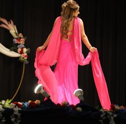 Clarisse Pink Size 6 Prom Floor Length Side slit Dress on Queenly