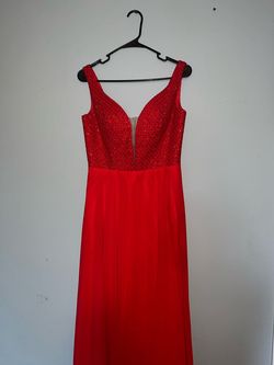 Alyce Paris Red Size 6 Free Shipping A-line Dress on Queenly