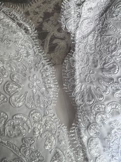 Lulus White Size 6 Floor Length Military Wedding Mermaid Dress on Queenly