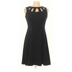 Style 0370048 ALYXdress Black Size 6 High Neck A-line Dress on Queenly