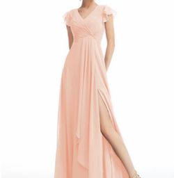 Jjshouse Pink Size 22 Floor Length Wedding Guest Side slit Dress on Queenly