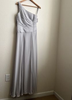Vera Wang Silver Size 20 50 Off Wedding Guest A-line Dress on Queenly