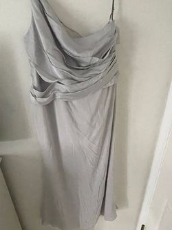 Vera Wang Silver Size 18 50 Off Wedding Guest A-line Dress on Queenly