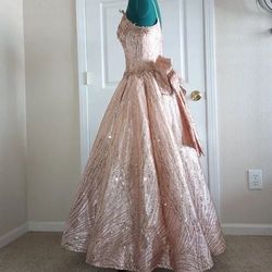 Dancing queen Pink Size 2 Prom Ball gown on Queenly