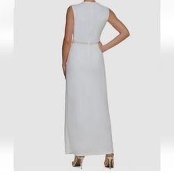 DKNY White Size 8 50 Off Straight Dress on Queenly
