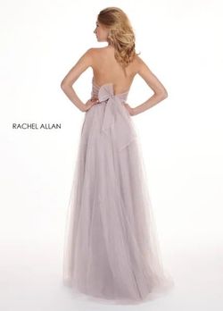 Style 6437 Rachel Allen Purple Size 0 Lavender Free Shipping A-line Rachel Allan Side slit Dress on Queenly