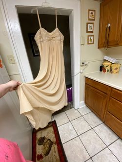 Gold Size 24 Train Dress on Queenly