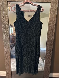Eliza J Green Size 12 50 Off Military Straight Dress on Queenly