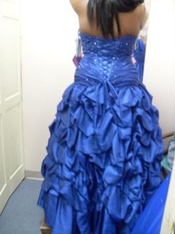 MoriLee Blue Size 16 Prom 50 Off Mori Lee Mermaid Dress on Queenly