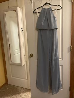 Azazie Blue Size 6 70 Off Jumpsuit Dress on Queenly