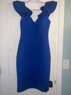 Eliza J Blue Size 6 Wedding Guest 50 Off Homecoming Cocktail Dress on Queenly