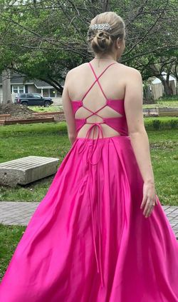 Blondie Nites Pink Size 6 Prom Ball gown on Queenly