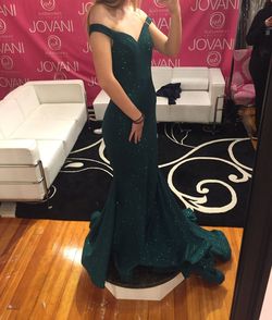 Jovani Green Size 0 Military 50 Off Mermaid Dress on Queenly