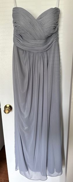 Silver Size 10 Side slit Dress on Queenly