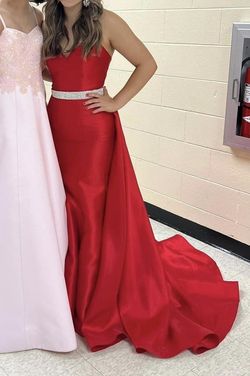 Tony Bowls Red Size 4 Flare 70 Off Train Dress on Queenly