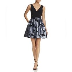 Aqua Black Size 8 Homecoming Pageant Strapless Cocktail Dress on Queenly