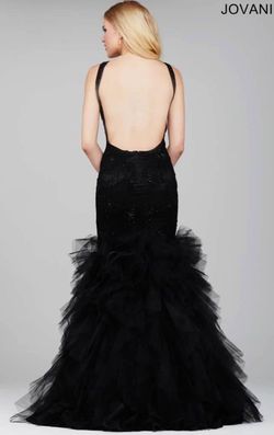 Jovani Black Size 6 50 Off Free Shipping Prom High Neck Mermaid Dress on Queenly