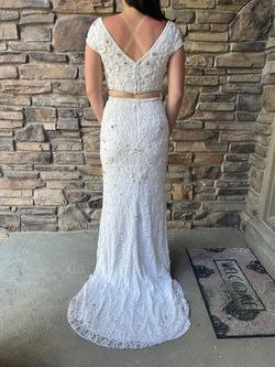 Sherri Hill White Size 2 50 Off Military Pageant Mermaid Dress on Queenly