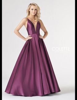 Colette  Purple Size 2 Prom Floor Length A-line Dress on Queenly