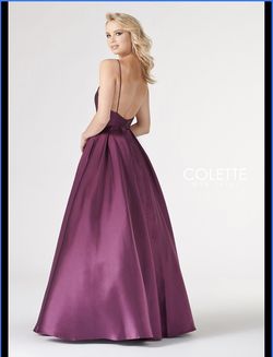 Colette  Purple Size 2 Prom Floor Length A-line Dress on Queenly