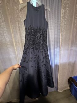Cyril Verdavainne Blue Size 6 Prom Straight Dress on Queenly