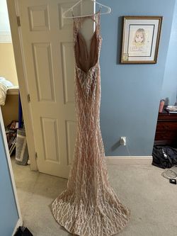 Jared Bermudez Nude Size 2 70 Off Plunge Mermaid Dress on Queenly