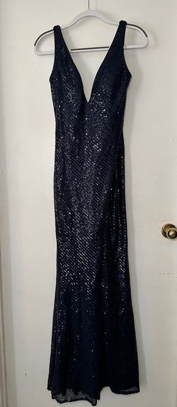Promgirl Blue Size 0 Floor Length 50 Off Straight Dress on Queenly