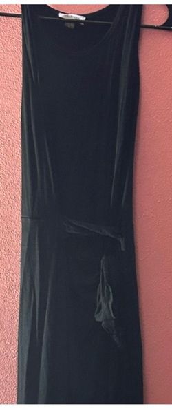Calvin Klein Black Size 4 70 Off Velvet Square A-line Dress on Queenly