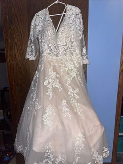 Stella york Nude Size 26 Ball gown on Queenly